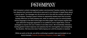 Fast Company Dark Site
