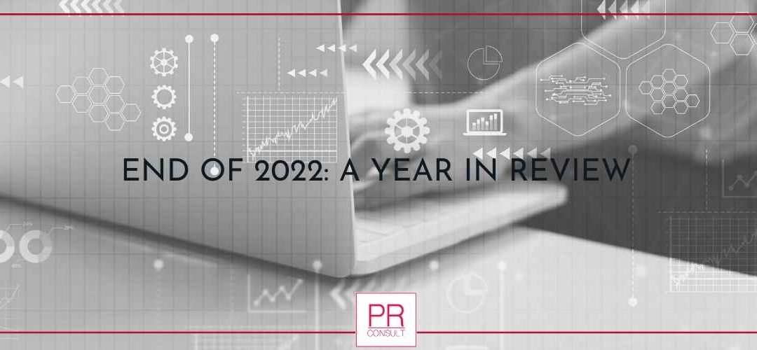 PR Consult End of 2022: A Year In Review blog post header.